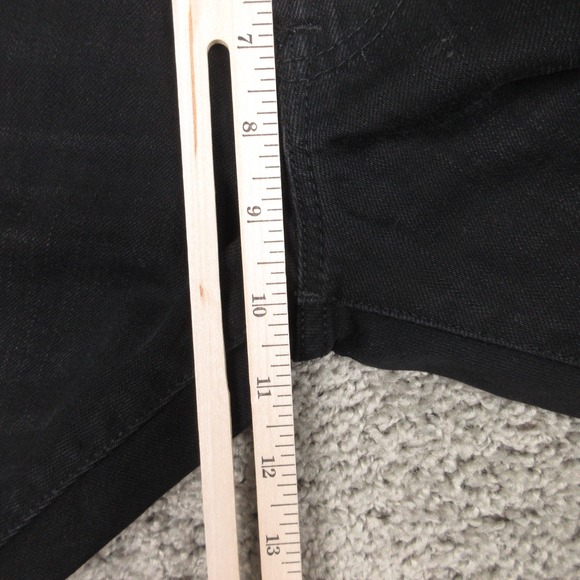 Denim & Supply Ralph Lauren Jeans Mens 33x30 Black Low Skinny Faded Denim Pants - Picture 5 of 9